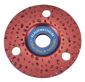 Шлифовальный диск для обработки копыт высокого качества Kerbl Super. 115 мм, редкое нанесение